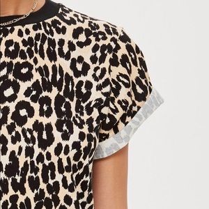 Topshop Leopard Tee Shirt